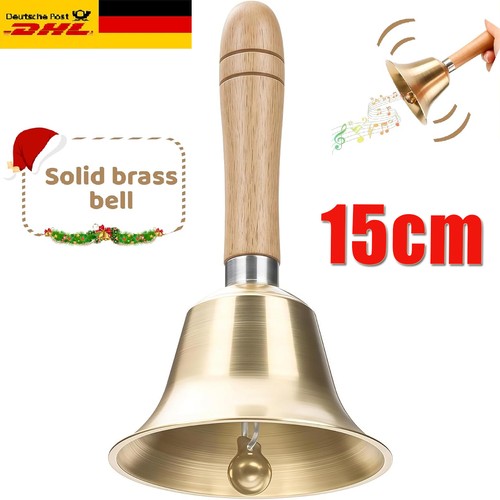 Handglocke messing antik - handglocke,