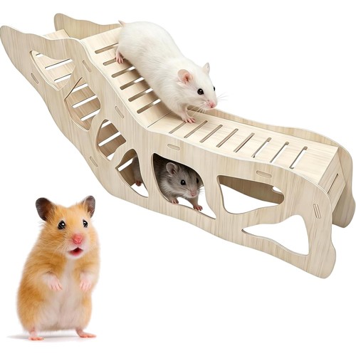 Hamsterhaus holz tunnel - hamsterhaus,