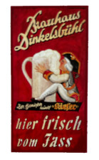 Nostalgie Holzschild Brauhaus