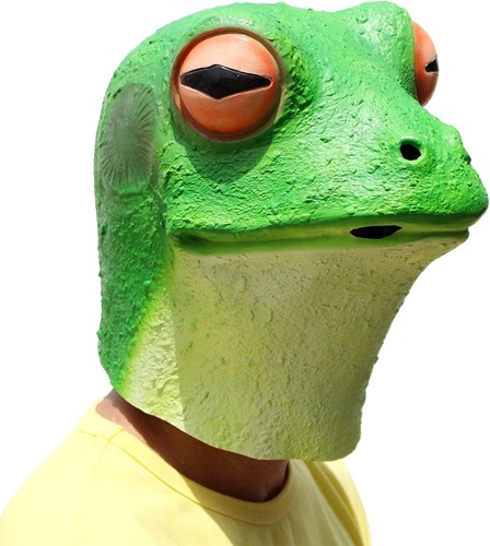 Partycostume frosch maske - maske,