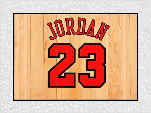 Holz poster druck 23 michael - poster,