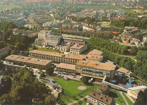 Postkarte flugaufnahme der - postkarte,