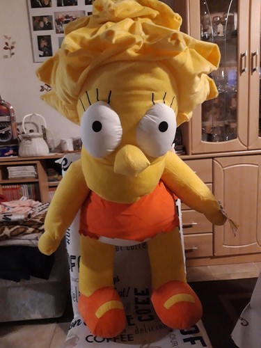 Lisa simpson stoffpuppe 110 - lisa,