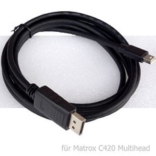 FÜR MATROX C420 MINI DISPLAY PORT  AUF DISPLAYPORT KABEL 2 METER 2M GENUINE M648