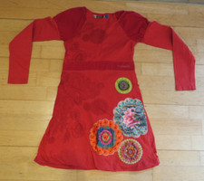 Kleid Gr. 11 12 146 152 rot