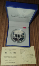 100 FRANCS MÜNZE Monnaie de Paris 1993 Porte de Brandebourg - 15 ECUS Frankreich