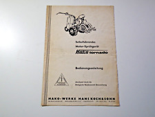 Bedienungsanleitung Hakorette Hako Tornado Selbstfahrendes Motor Sprühgerät