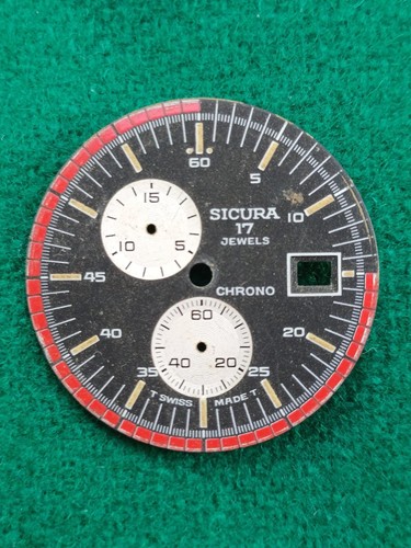 Sicura chronograph zifferblatt - sicura,