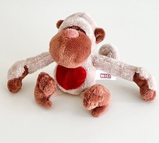 ✅ NICI Affe "LOU" Magnettier • mit Herz (15cm) Schlenker Plüsch • Stofftier TOP!