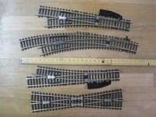 Roco 2,5 mm    Weichen etc 4 Teile  aus Anlagenrückbau Spur H0