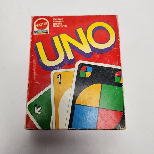 Mattel uno kartenspiel 1992 - uno,