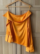 Zara Oneshoulder Seidenbluse