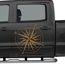 Auto Aufkleber Set Kompass