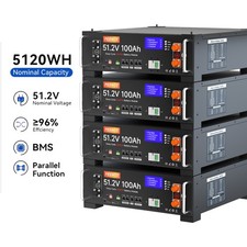 51.2V 100Ah LiFePO4 Lithium