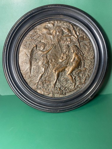 Nude bronze relief akt - relief, halbakt