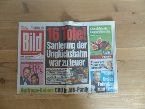 Bildzeitung 2025 ein - bildzeitung, 05.09.2025