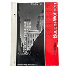 Architektur - Zeitschrift Bauen + Wohnen - Heft 01.1962 SOM - Ole Wanscher