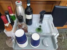 Flugzeugtrolley Becherhalter, Airline Trolley Cup Holder  - LUFTHANSA