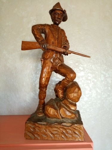 Holzfigur jäger - jäger,