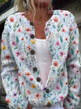 Leichte Damen-Strickjacke mit