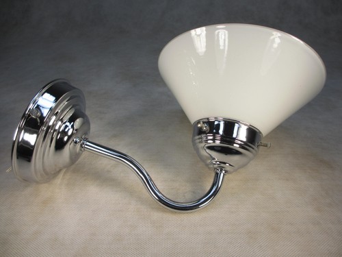 Vintage chrom lampe antik stil - chrom,