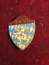Alte Brosche Anstecknadel Taxi Bayern [400]