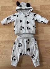 Original ~H&M~ 2-Teiler Hose + Jacke ~Disney Mickey Mouse~ Baby Set Gr. 50 •Neu•