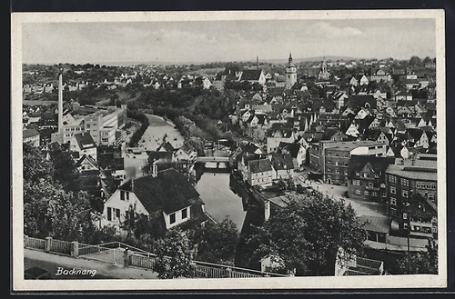 Ansichtskarte backnang - ansichtskarte,