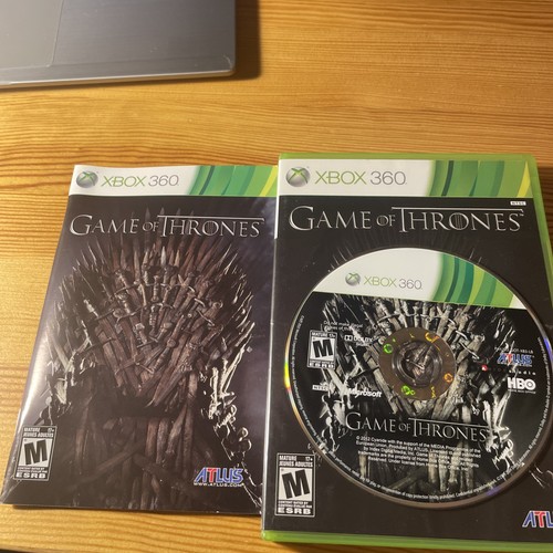Game thrones xbox 360 cib - xbox,
