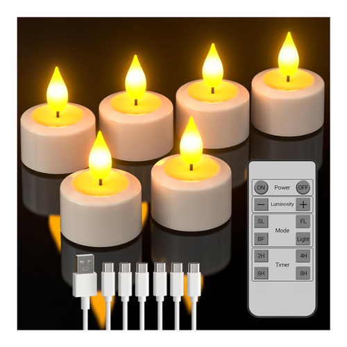 Led teelichter 6er set - led,
