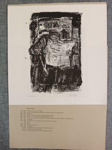 Bernhard heisig rote fahne - rote,