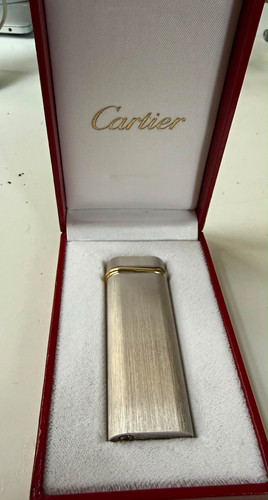 Cartier feuerzeug silberfarben - feuerzeug,
