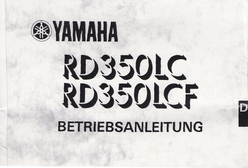 Yamaha 350 rd lcf - rd,