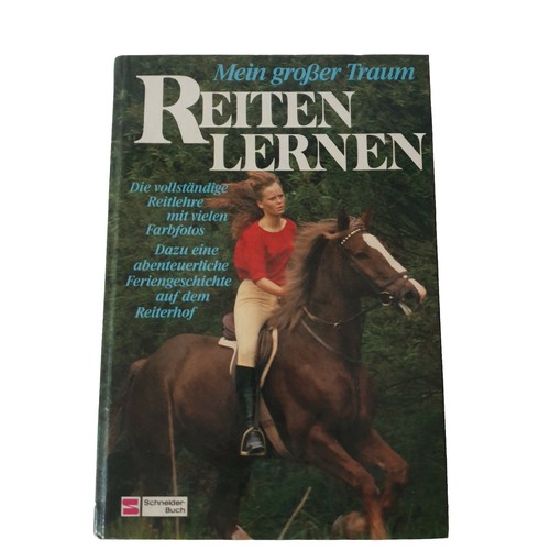 Buch reiten lernen - buch, vintage