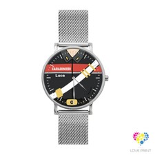 Einzeluhr " Handwerk " für Carabinieri personalisiert mit Namen.