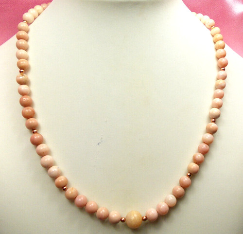 Opal halskette kupfer - opal,