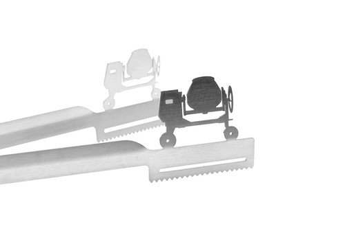 Grillzange motiv maurer - grillzange,