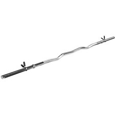 Sporttrend 24® SZ Langhantel mit Federklammer 120cm | Langhantelstange Hantel