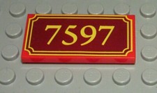 Lego Fliese - Kachel Eisenbahn