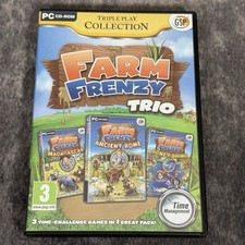 Farm Frenzy Trio PC Spiel - Triple Play Collection Madagascar Rome Gone Fishing