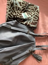 Neue Blaue Tasche mit Badeumhang.Siehe Bilder.