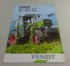 Faltprospekt Fendt Farmer 250