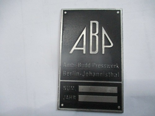 Typenschild schild oldtimer - typenschild,