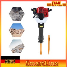 1900W 52CC 2-Takt Benzin Abbruchhammer Profi Stemmhammer Set mit Bohrer 55J EU
