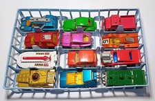 Matchbox Superfast Konvolut 12 Modelle im Koffer Körbchen meist 70er Jahre