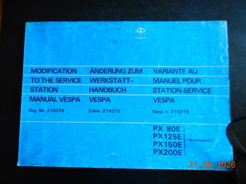 Werkstatthandbuch piaggio - werkstatthandbuch,