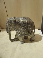 Elefant,Dekoelefant,Metallelefant,Tierfigur,Metallfigur,gehämmertes Metall,Skulp