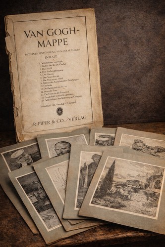 Van gogh mappe mit einer - van,