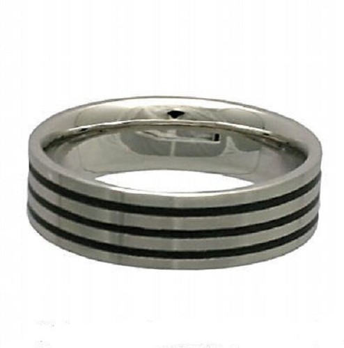 Edelstahl ring bandring - edelstahl,