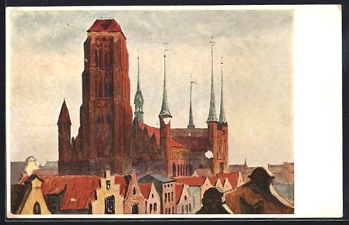 Danzig gdansk ortspartie - danzig, /